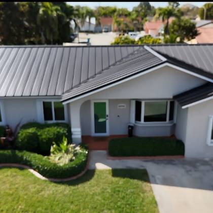 Photo of the finished roof posted by Willie M. with their Google review